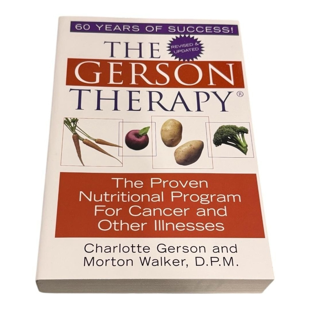 The Gerson Therapy Gerson Walker Kensington White Trade PB USA Cancer Alt Med
